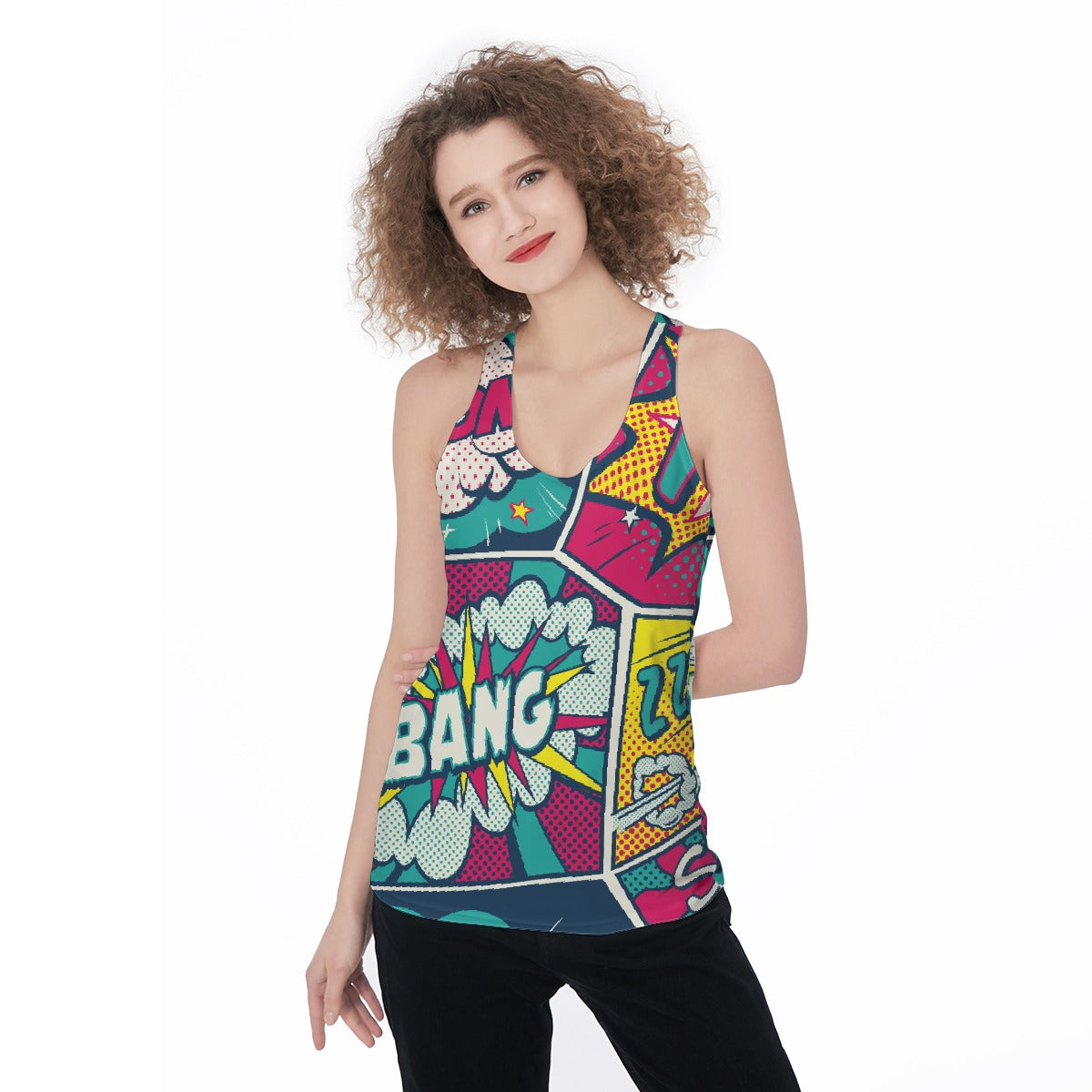 All-Over Print Women's Racerback Tank Top