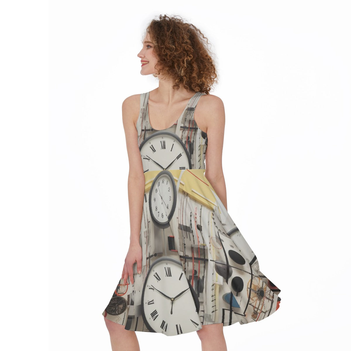 All-Over Print Women's Sleeveless Dress