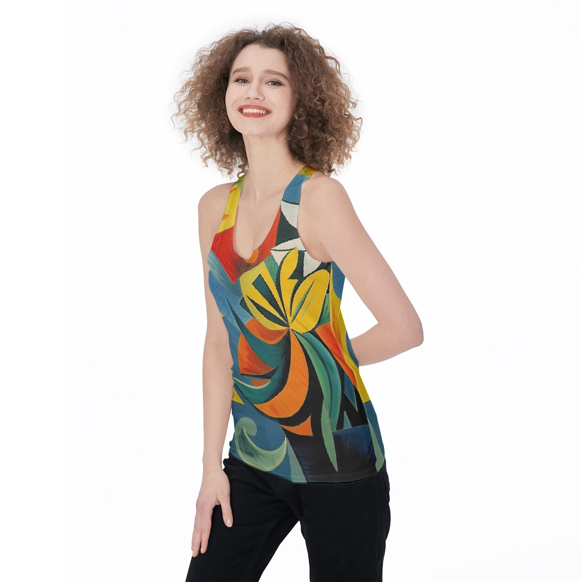 All-Over Print Women's Racerback Tank Top