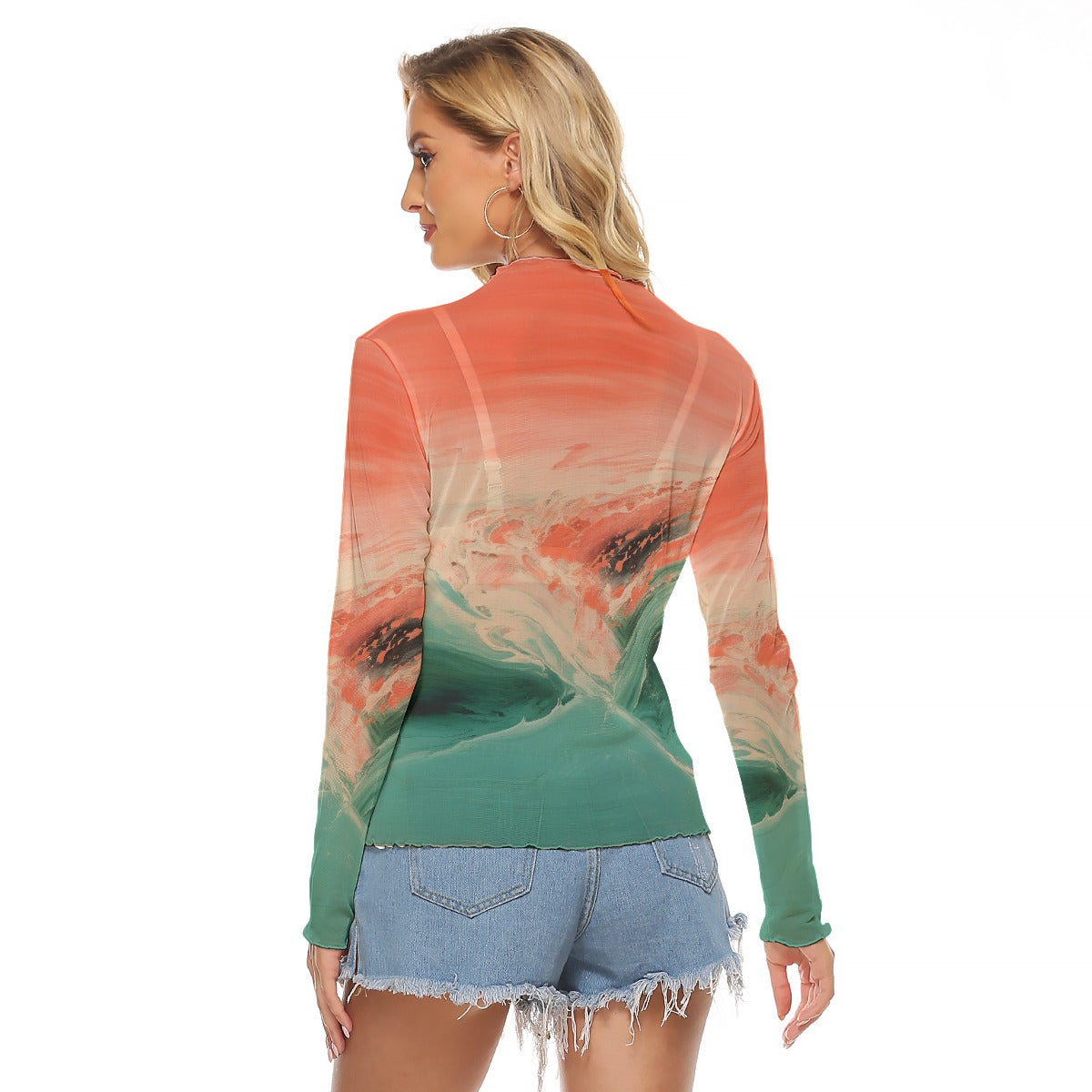 All-Over Print Women's Mesh T-shirt