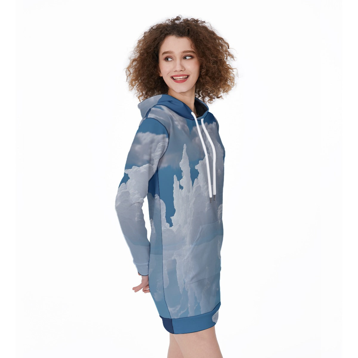 All-Over Print Women's Long Hoodie