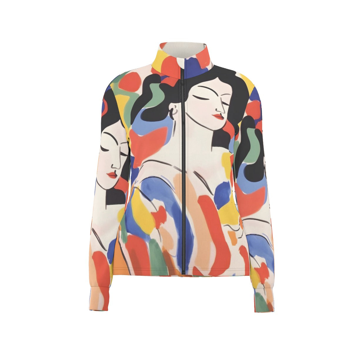 All-Over Print Women's Long Sleeve Thumbhole Jacket
