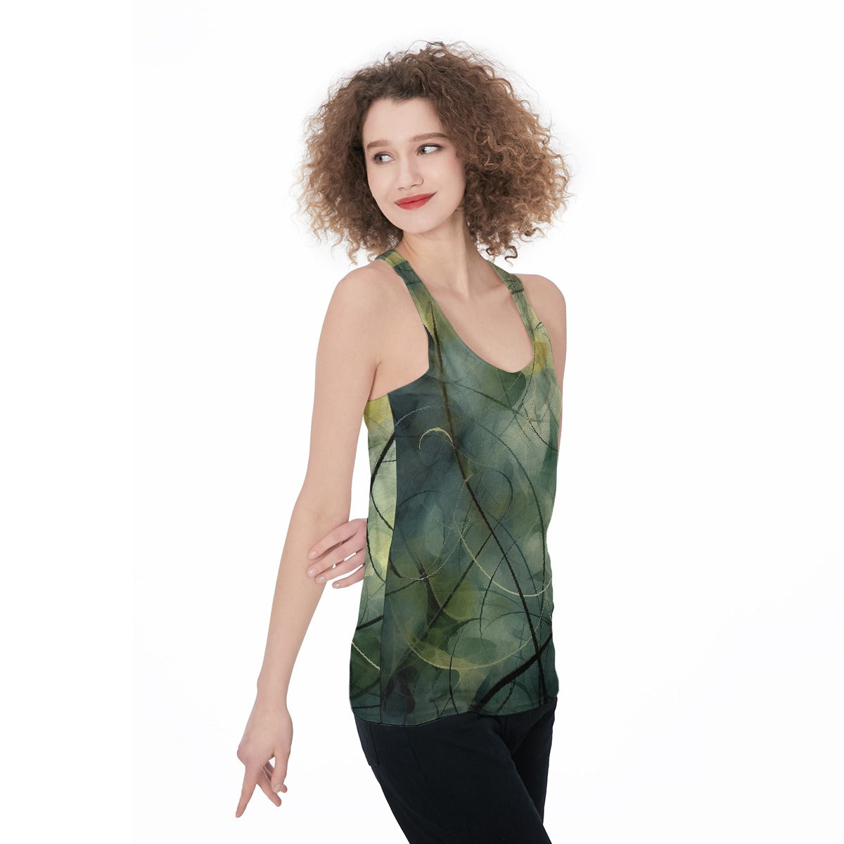 All-Over Print Women's Racerback Tank Top