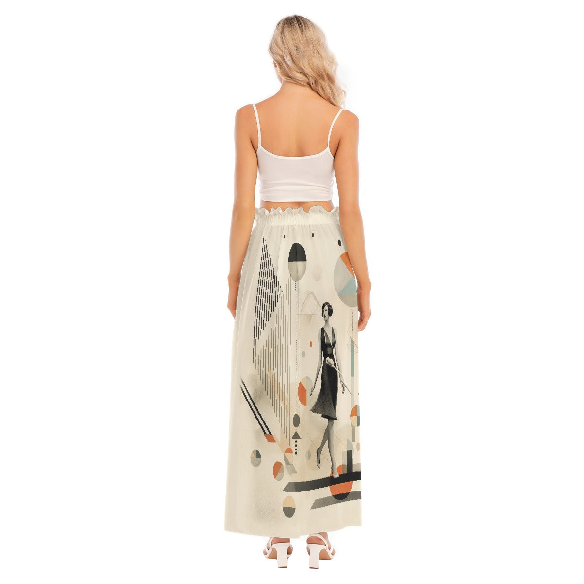 All-Over Print Women's Side Split Skirt