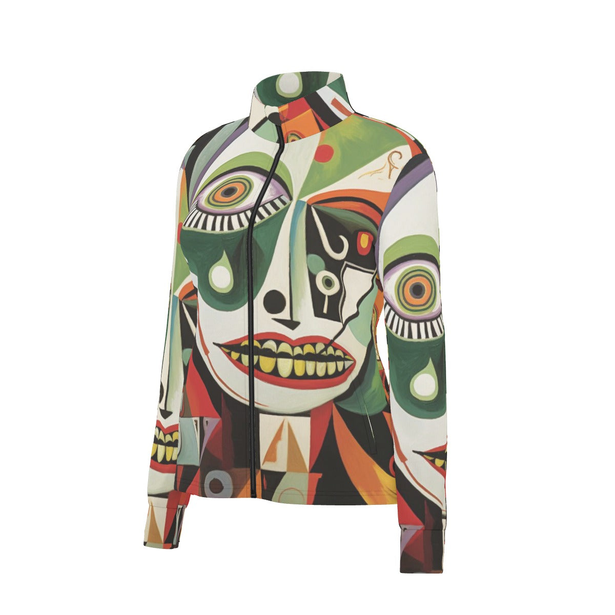 All-Over Print Women's Long Sleeve Thumbhole Jacket