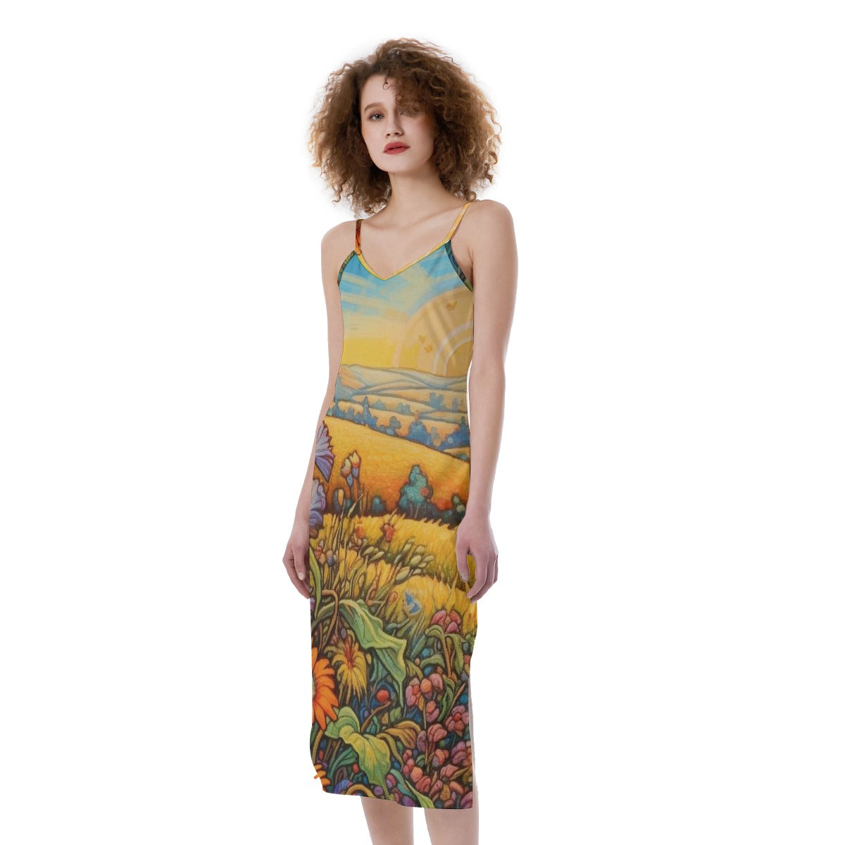 All-Over Print Women's Cami Dress