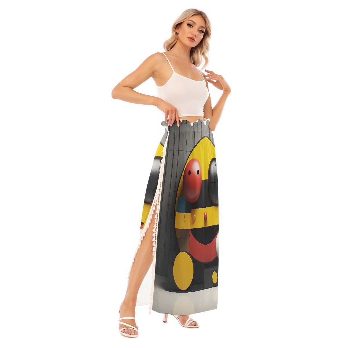 All-Over Print Women's Side Split Skirt