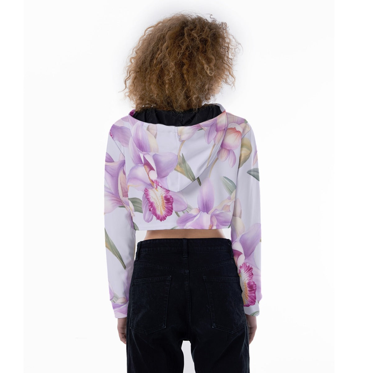 All-Over Print Women's Crop Top Hoodie