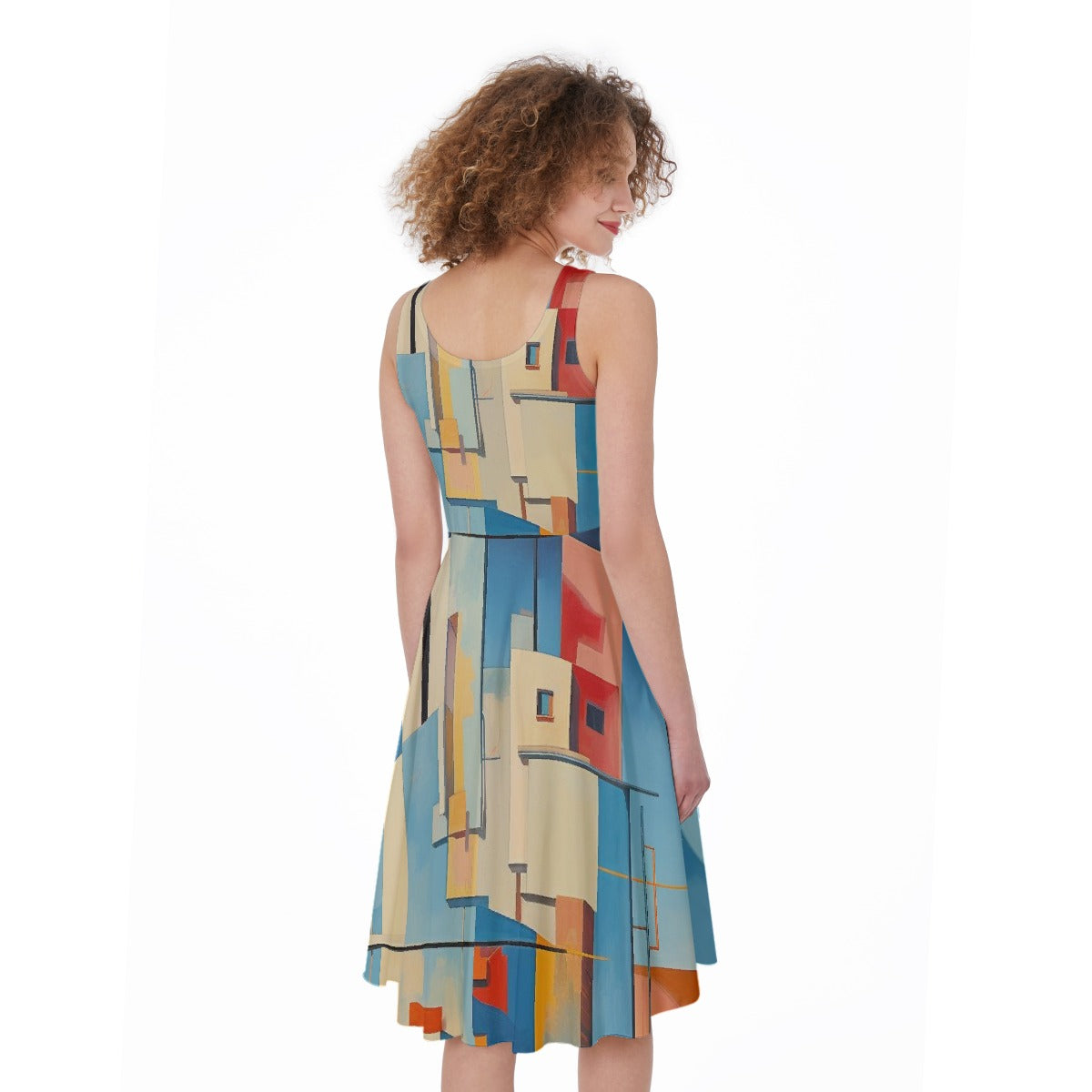 All-Over Print Women's Sleeveless Dress