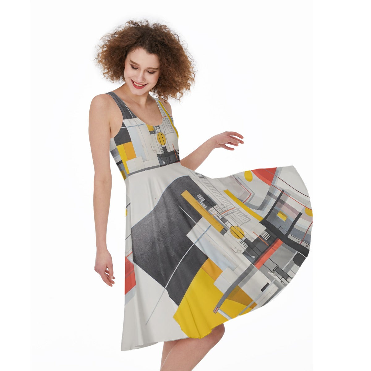 All-Over Print Women's Sleeveless Dress