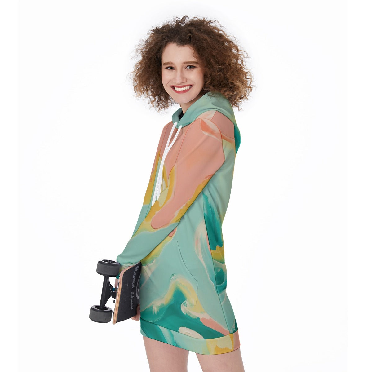 All-Over Print Women's Long Hoodie