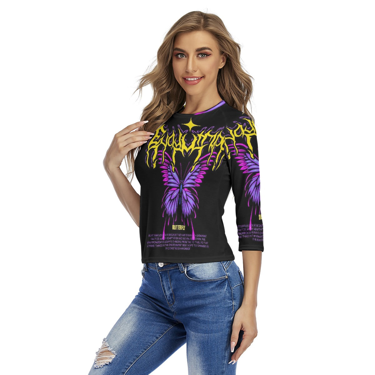 All-Over Print Women's Raglan Sleeves T-shirts