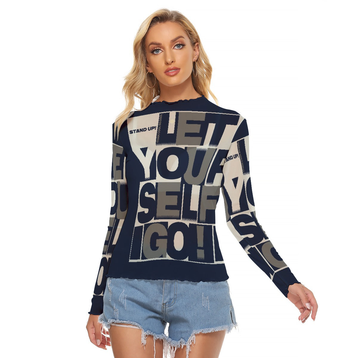 All-Over Print Women's Mesh T-shirt