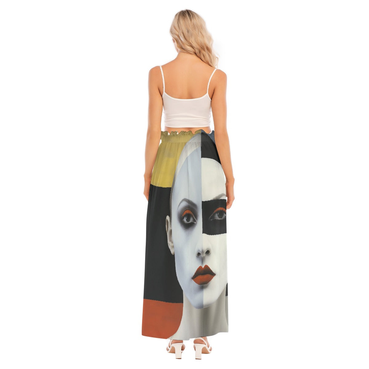 All-Over Print Women's Side Split Skirt