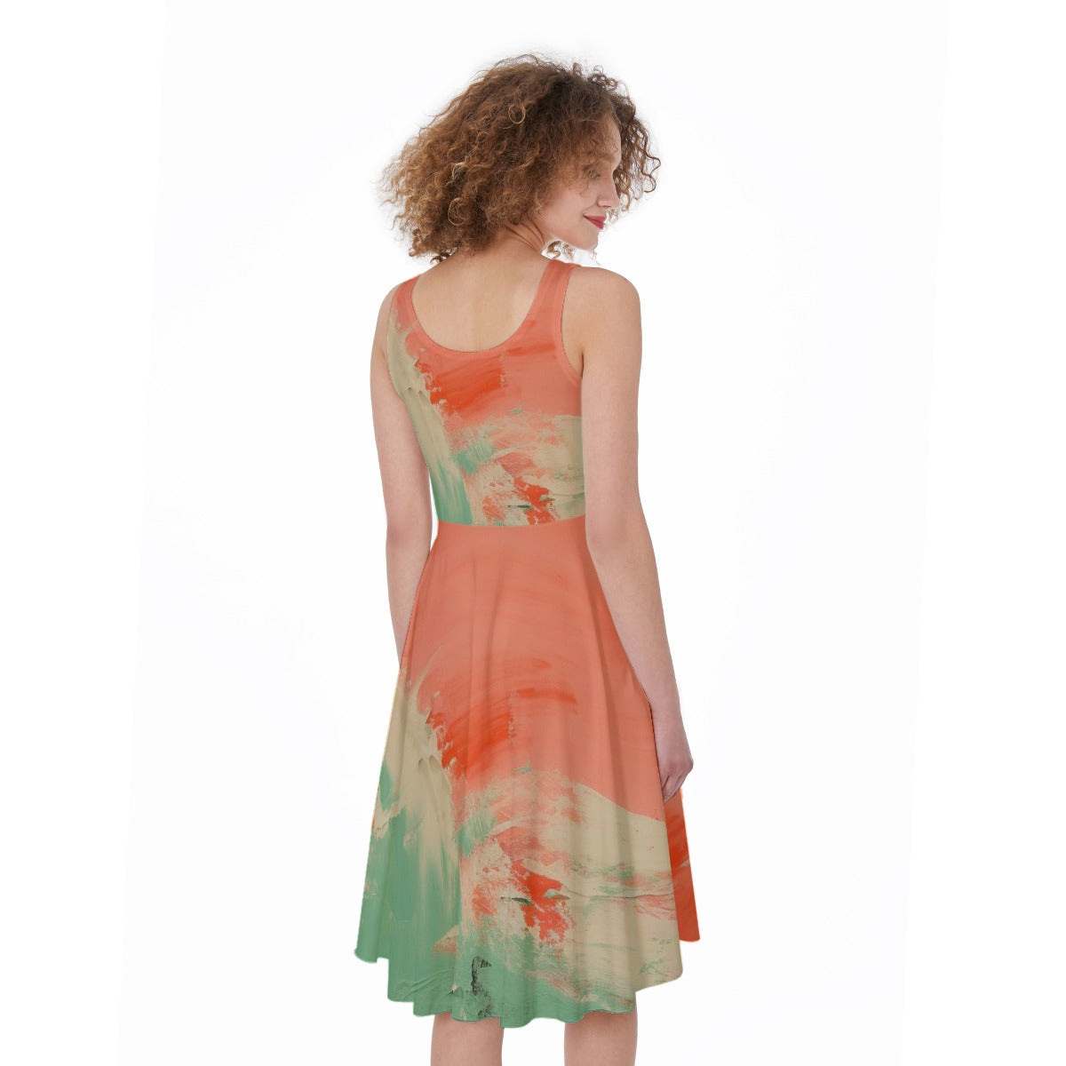 All-Over Print Women's Sleeveless Dress