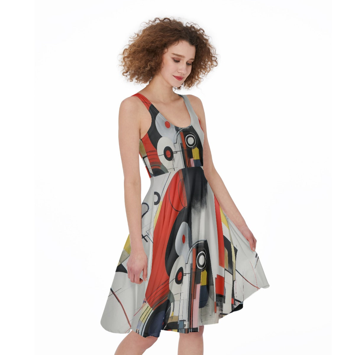All-Over Print Women's Sleeveless Dress