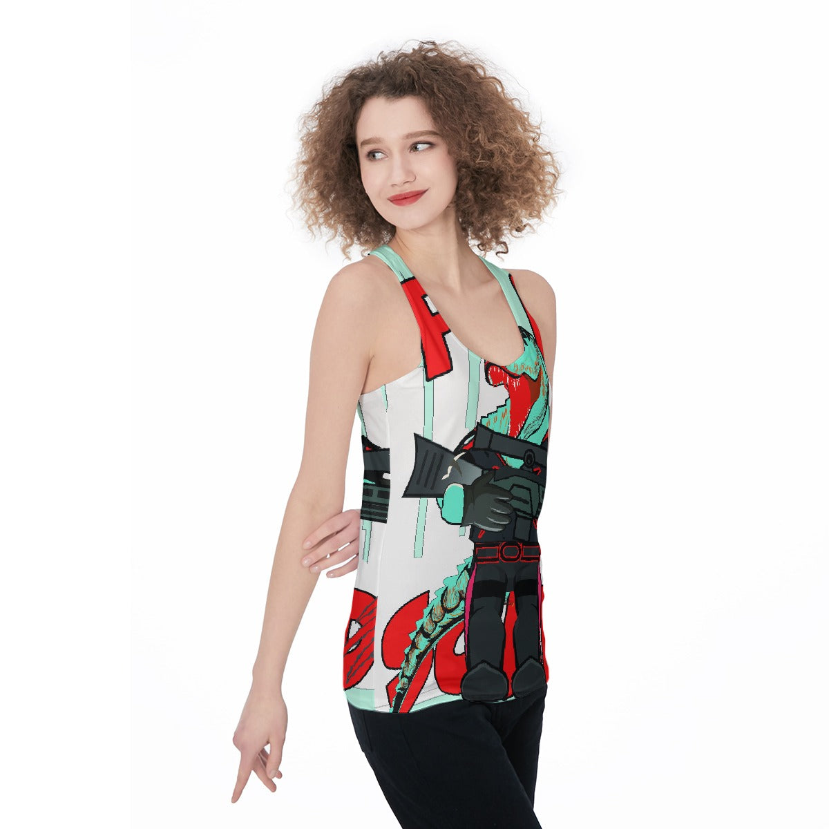 All-Over Print Women's Racerback Tank Top