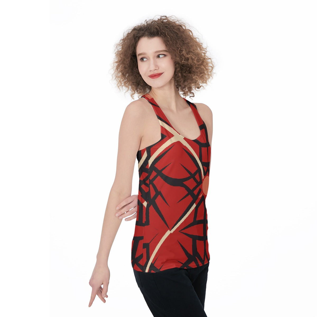 All-Over Print Women's Racerback Tank Top