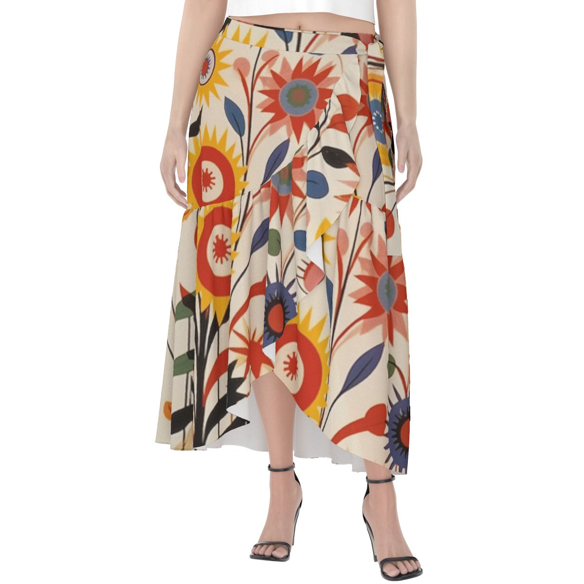 All-Over Print Women's Wrap Skirt
