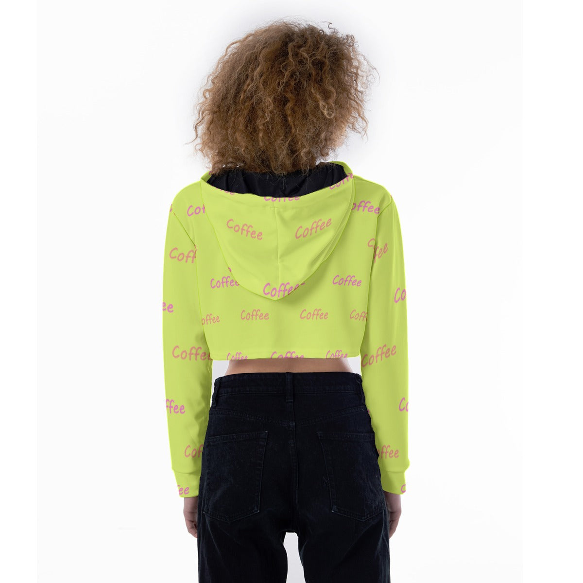 All-Over Print Women's Crop Top Hoodie