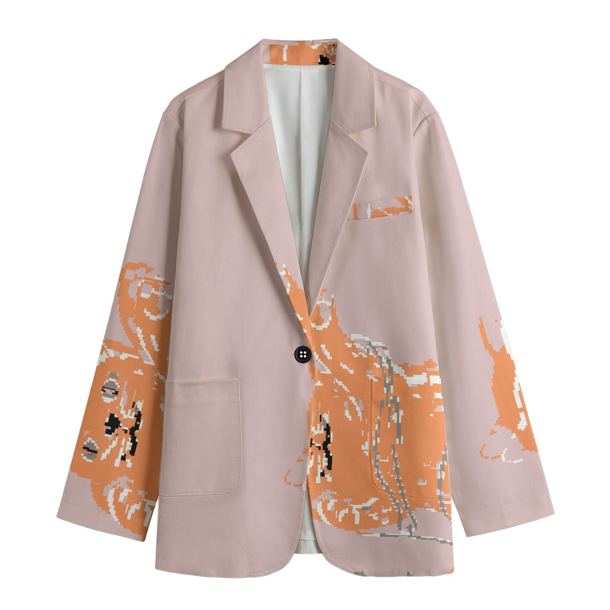 All-Over Print Women's Leisure Blazer