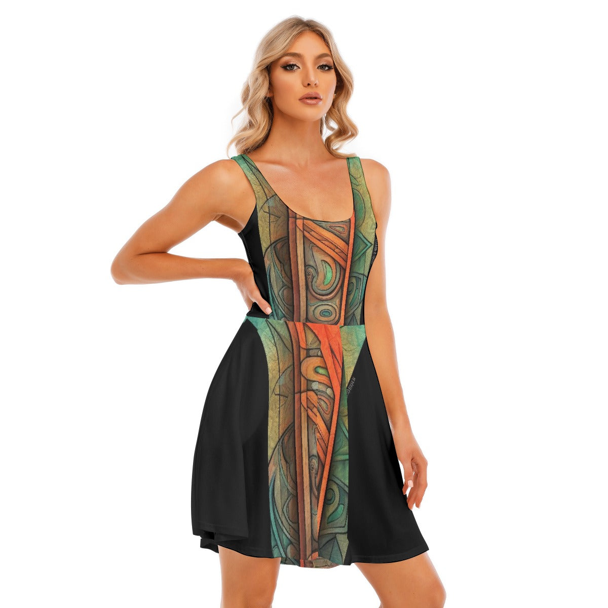 All-Over Print Women's Tank Vest Dress