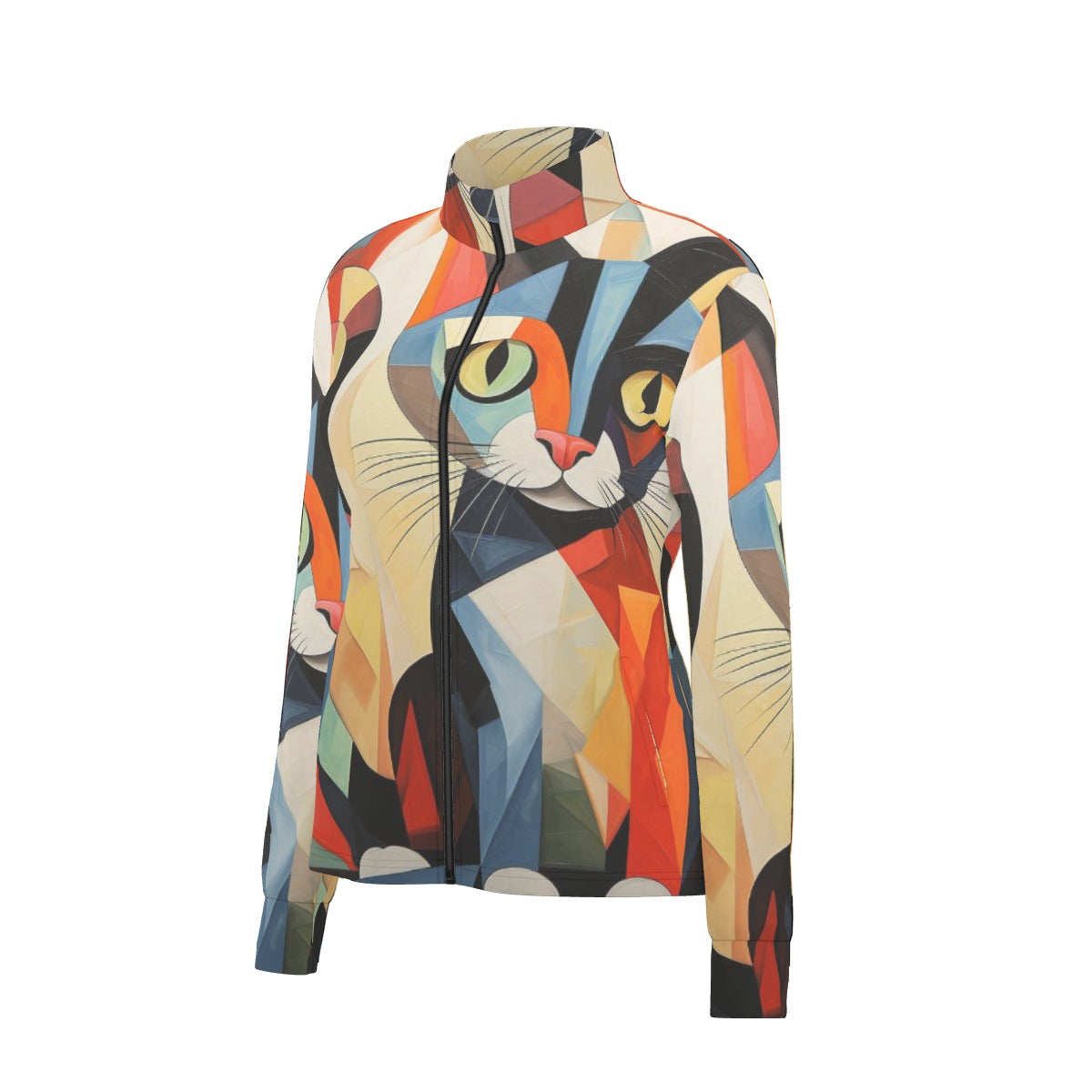 All-Over Print Women's Long Sleeve Thumbhole Jacket