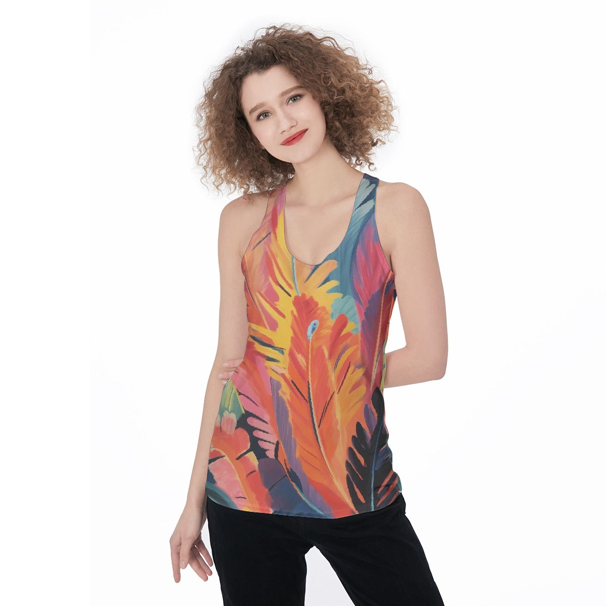 All-Over Print Women's Racerback Tank Top