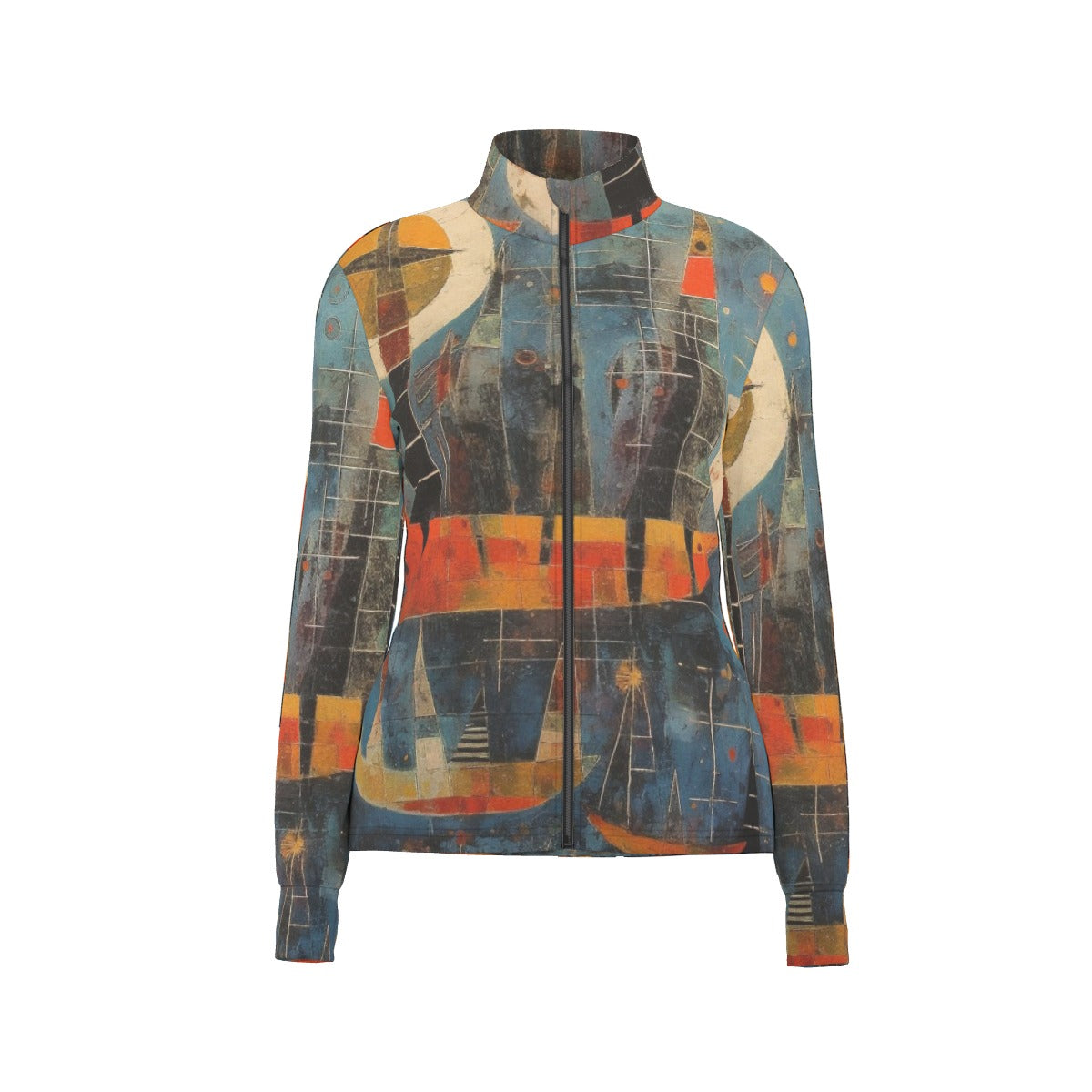 All-Over Print Women's Long Sleeve Thumbhole Jacket