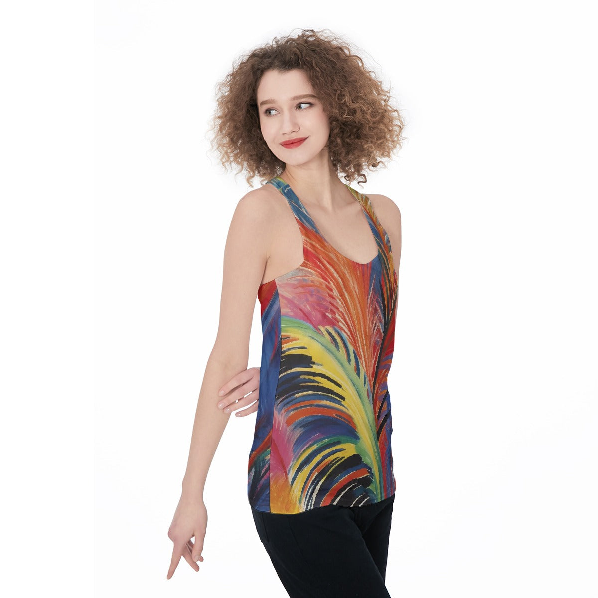 All-Over Print Women's Racerback Tank Top