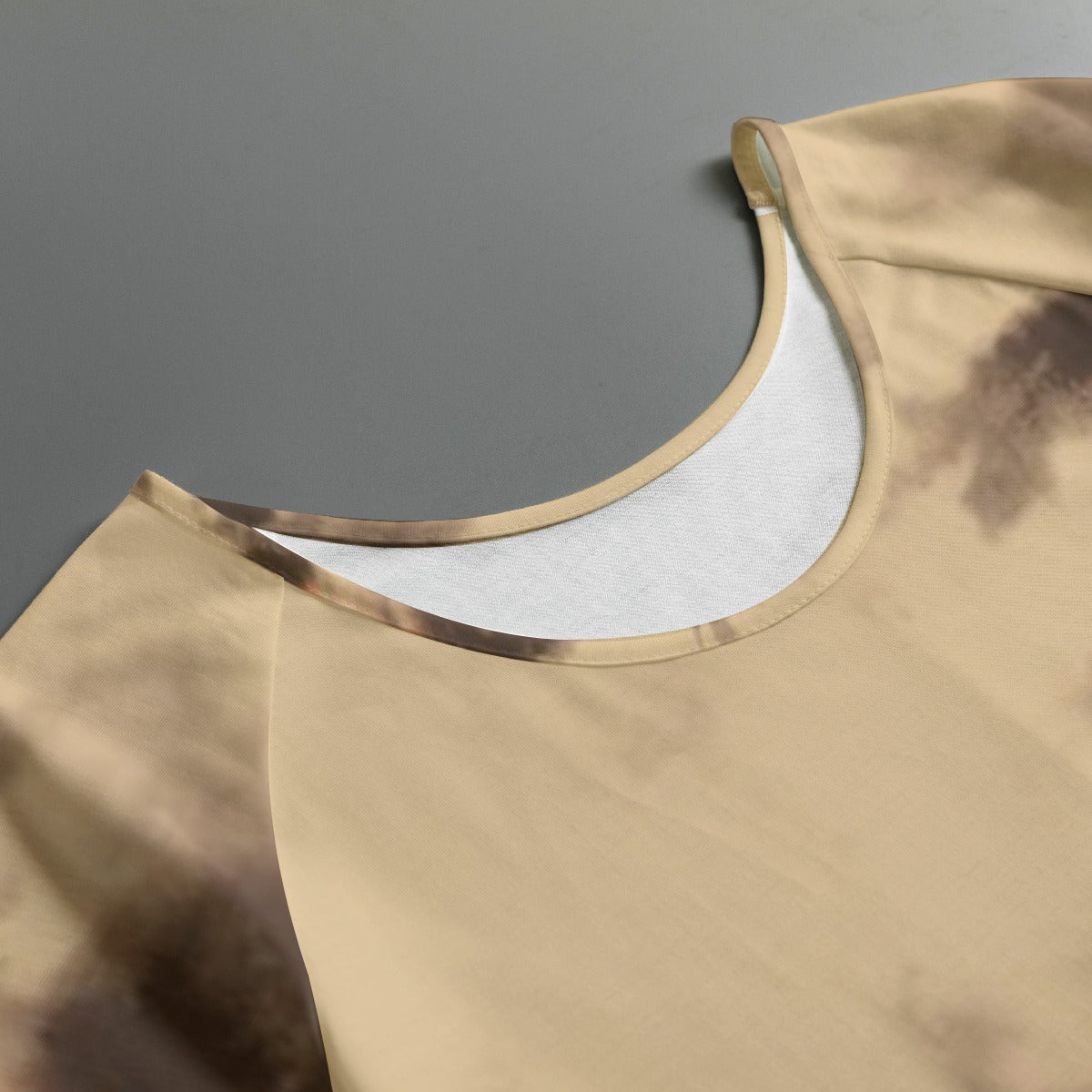 All-Over Print Women's Round Neck T-shirt With Raglan Sleeve