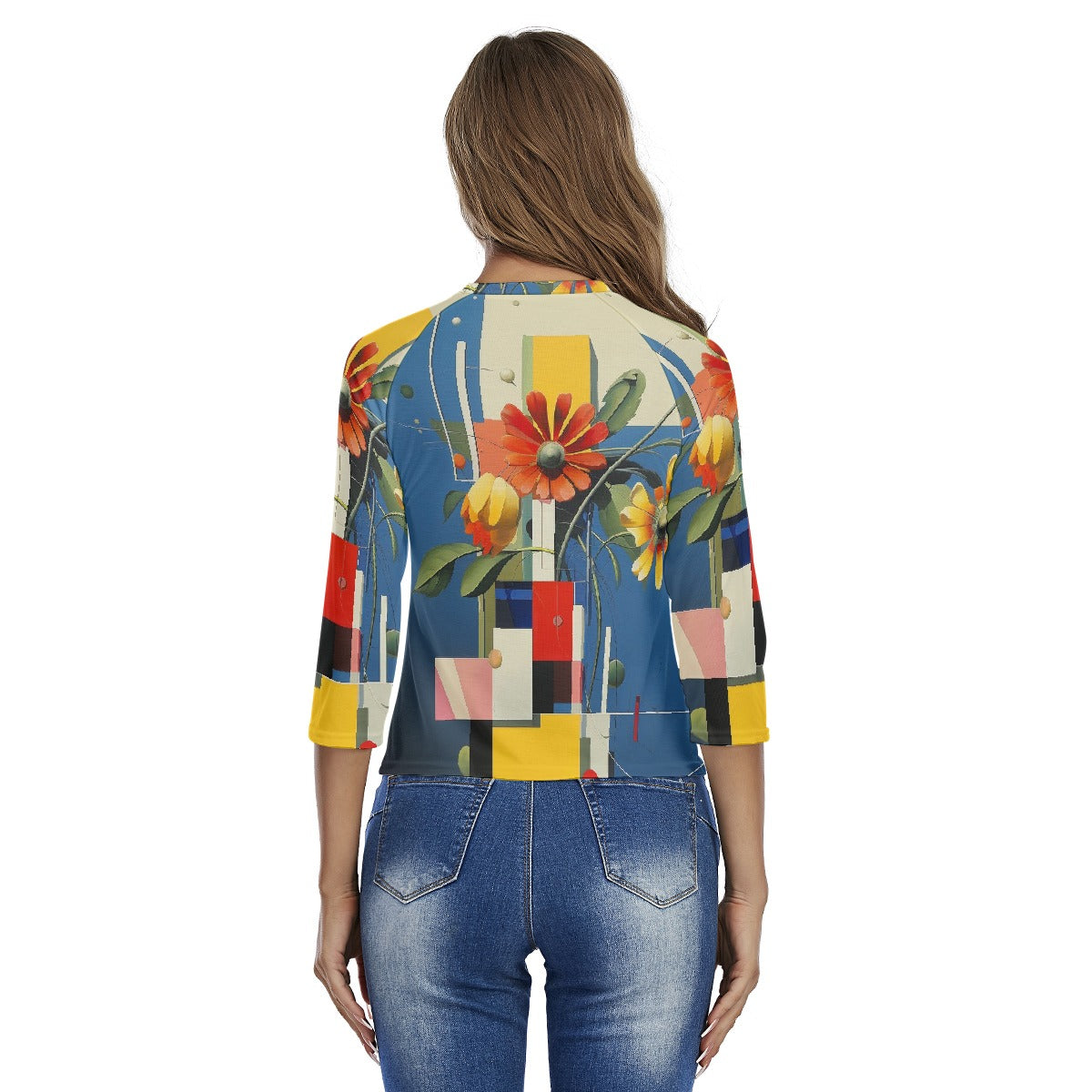 All-Over Print Women's Raglan Sleeves T-shirts