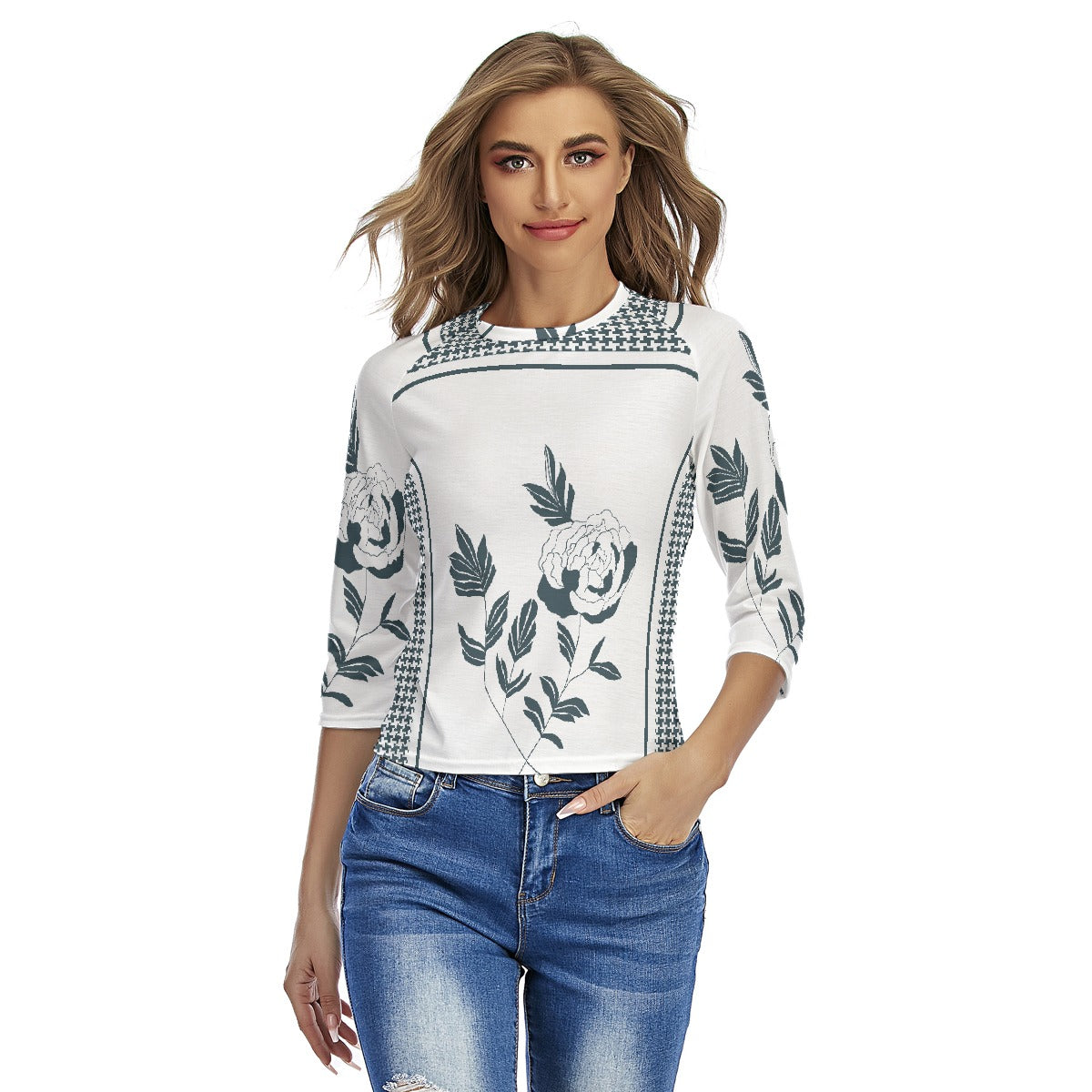 All-Over Print Women's Raglan Sleeves T-shirts