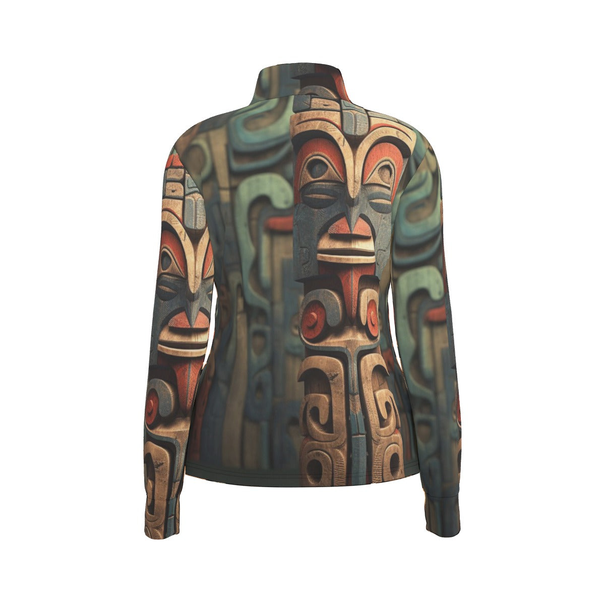 All-Over Print Women's Long Sleeve Thumbhole Jacket