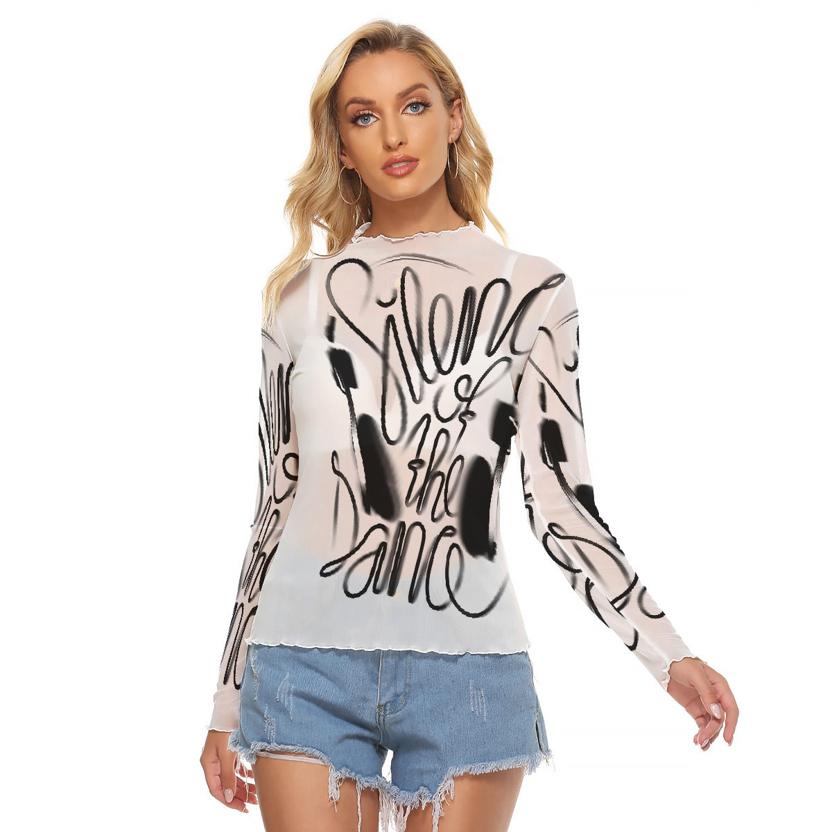 All-Over Print Women's Mesh T-shirt
