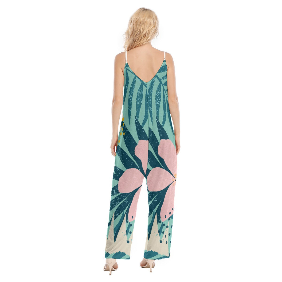 All-Over Print Women's Loose Cami Jumpsuit