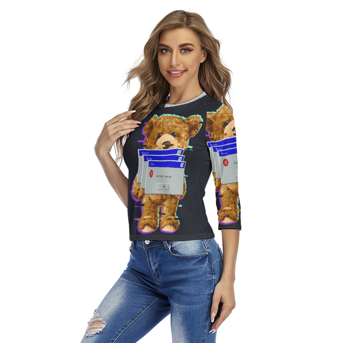 All-Over Print Women's Raglan Sleeves T-shirts
