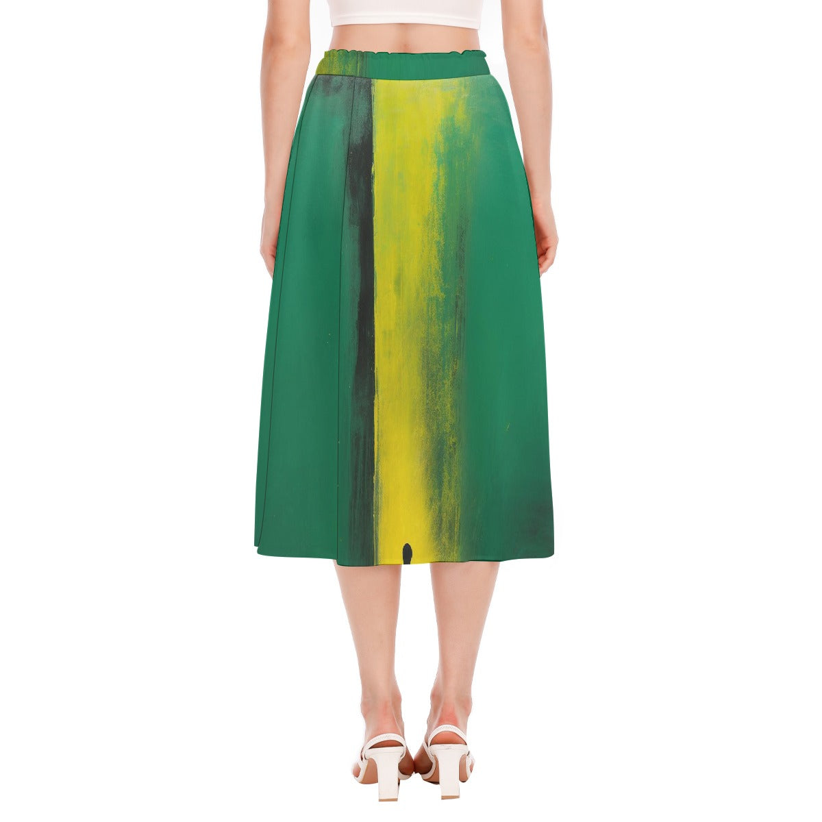 All-Over Print Women's Long Section Chiffon Skirt