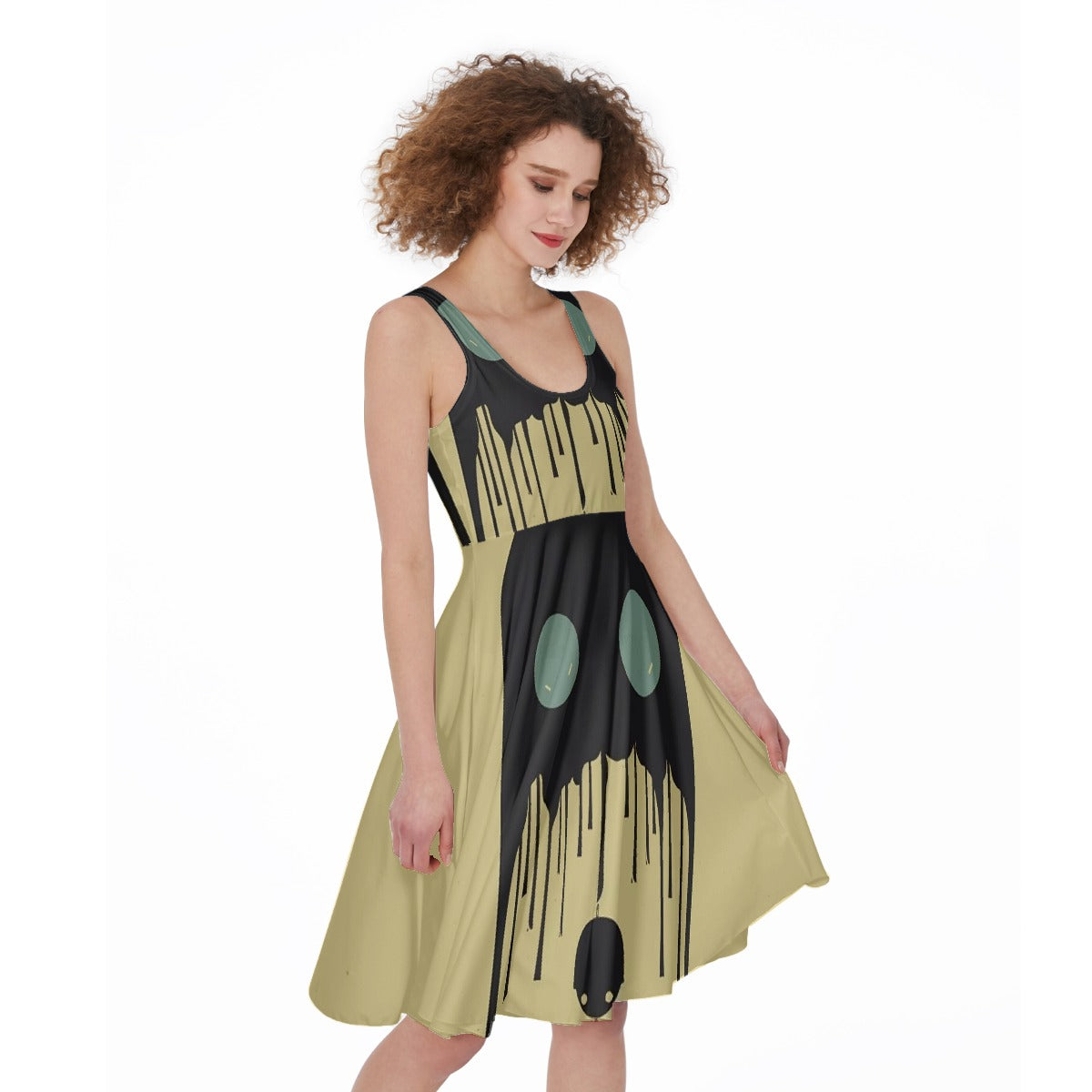 All-Over Print Women's Sleeveless Dress