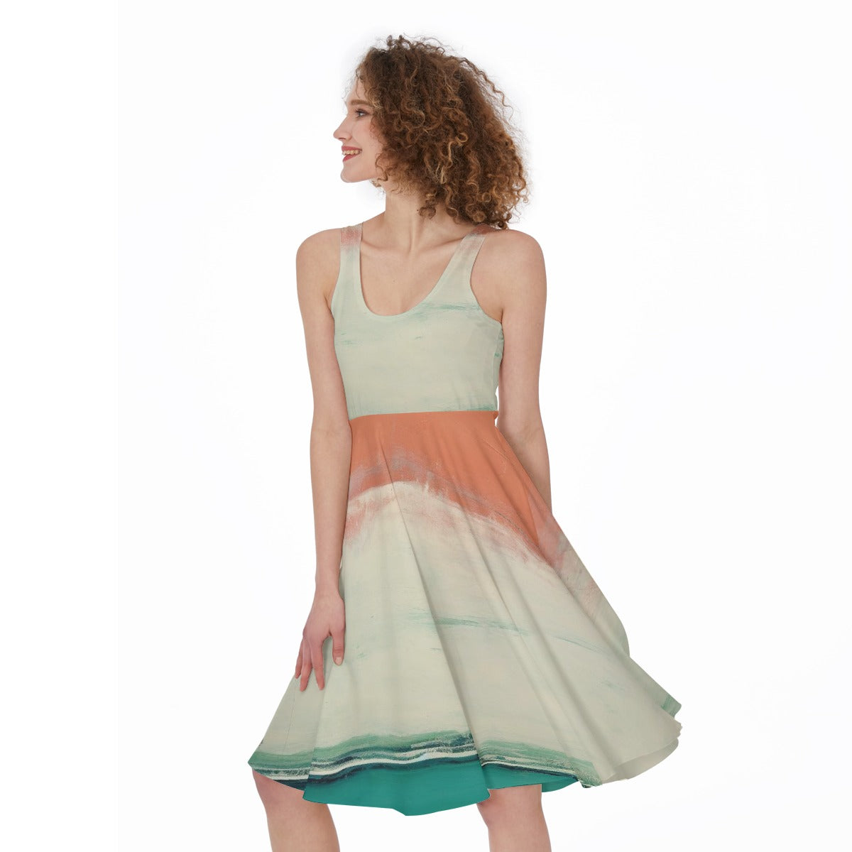 All-Over Print Women's Sleeveless Dress
