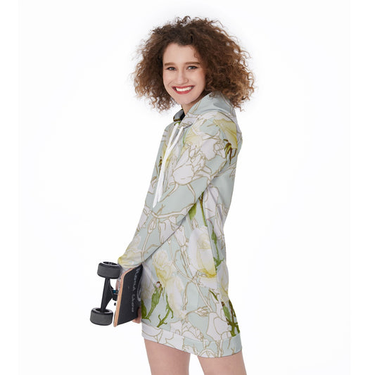 All-Over Print Women's Long Hoodie