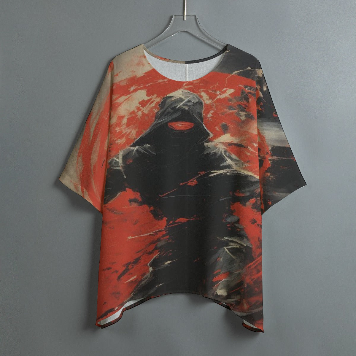 All-Over Print Women's Bat Sleeve Shirt