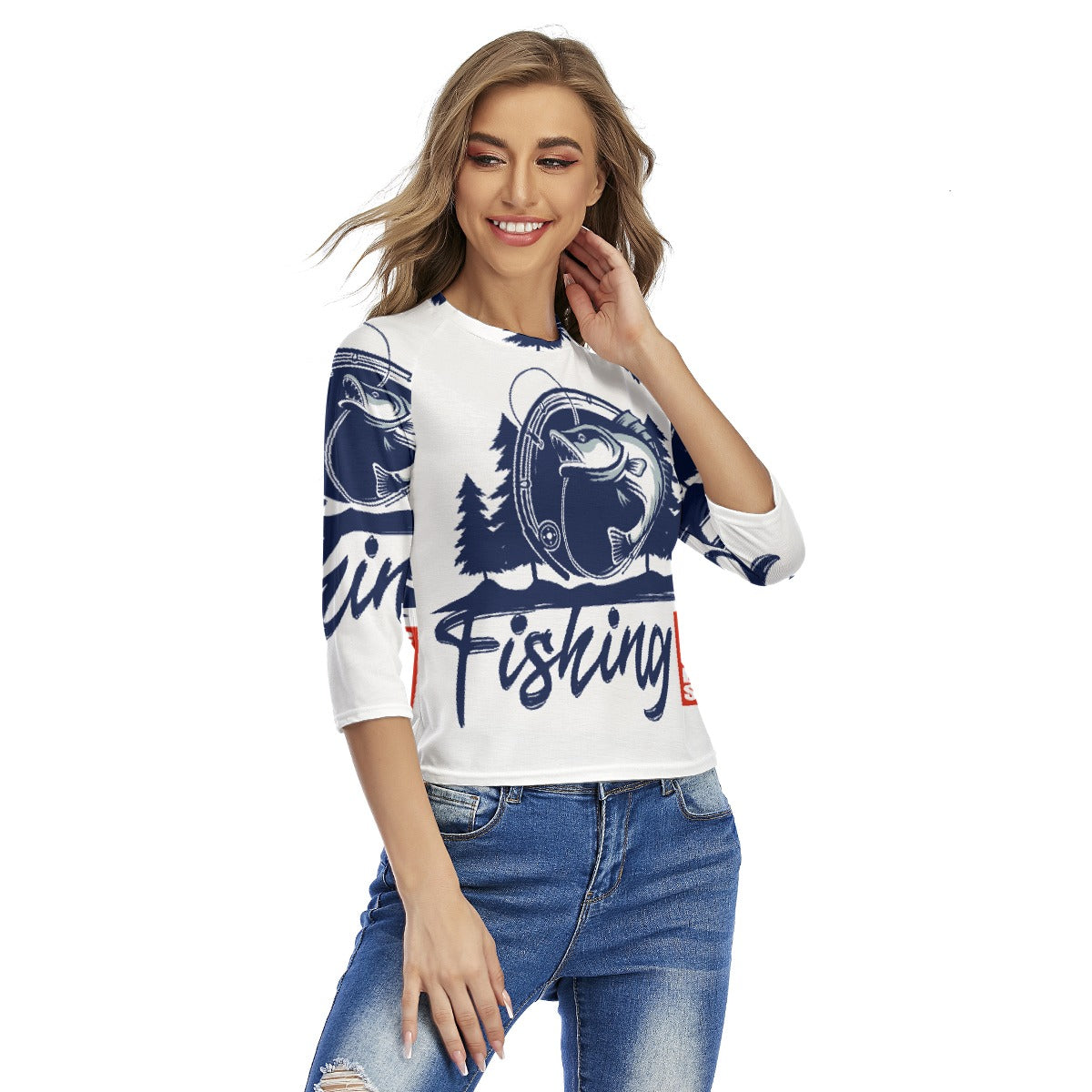All-Over Print Women's Raglan Sleeves T-shirts