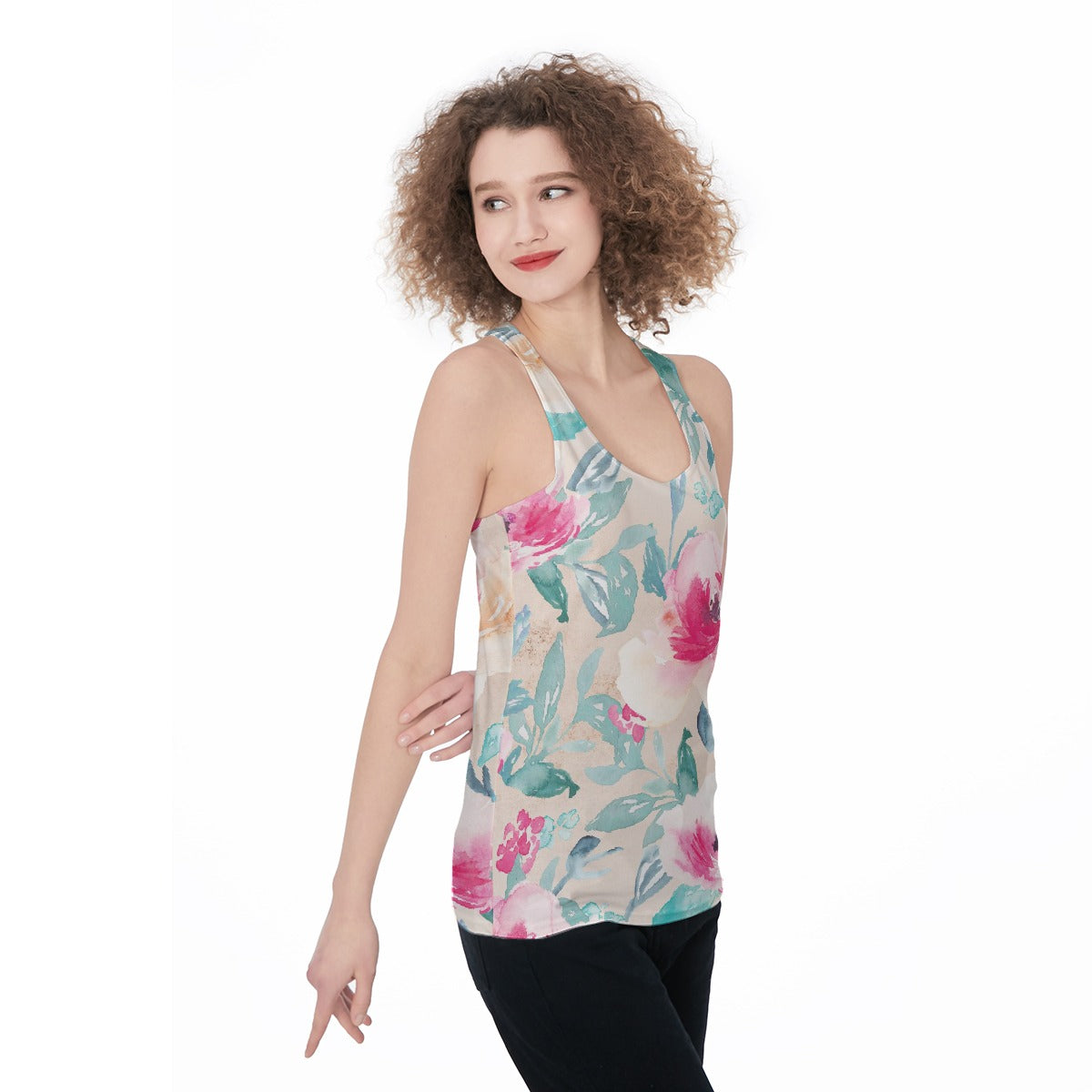 All-Over Print Women's Racerback Tank Top