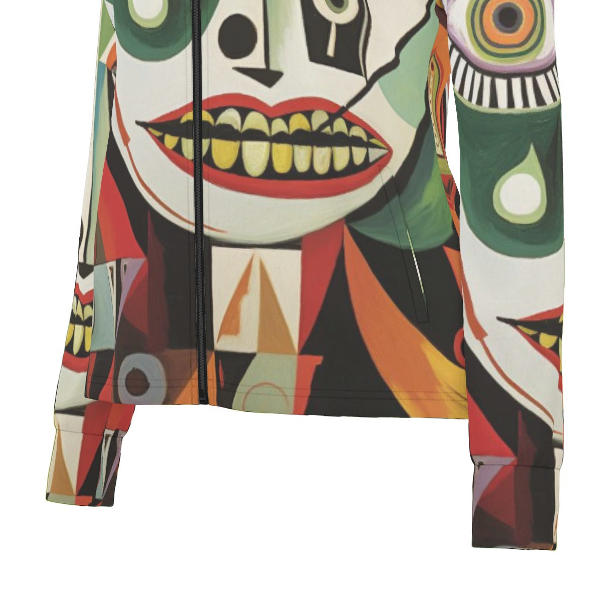 All-Over Print Women's Long Sleeve Thumbhole Jacket