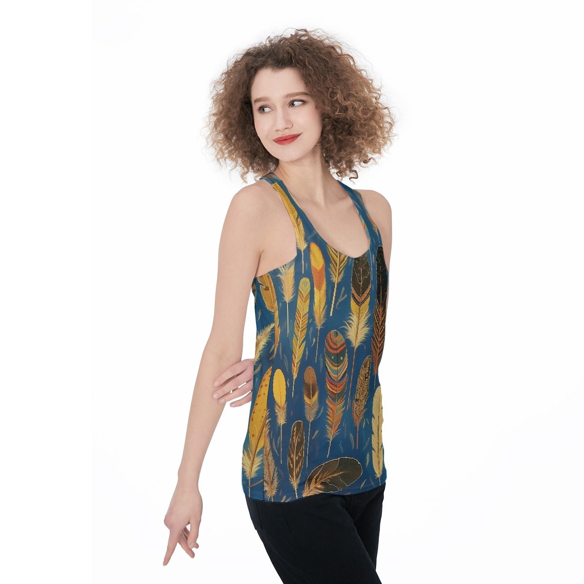 All-Over Print Women's Racerback Tank Top