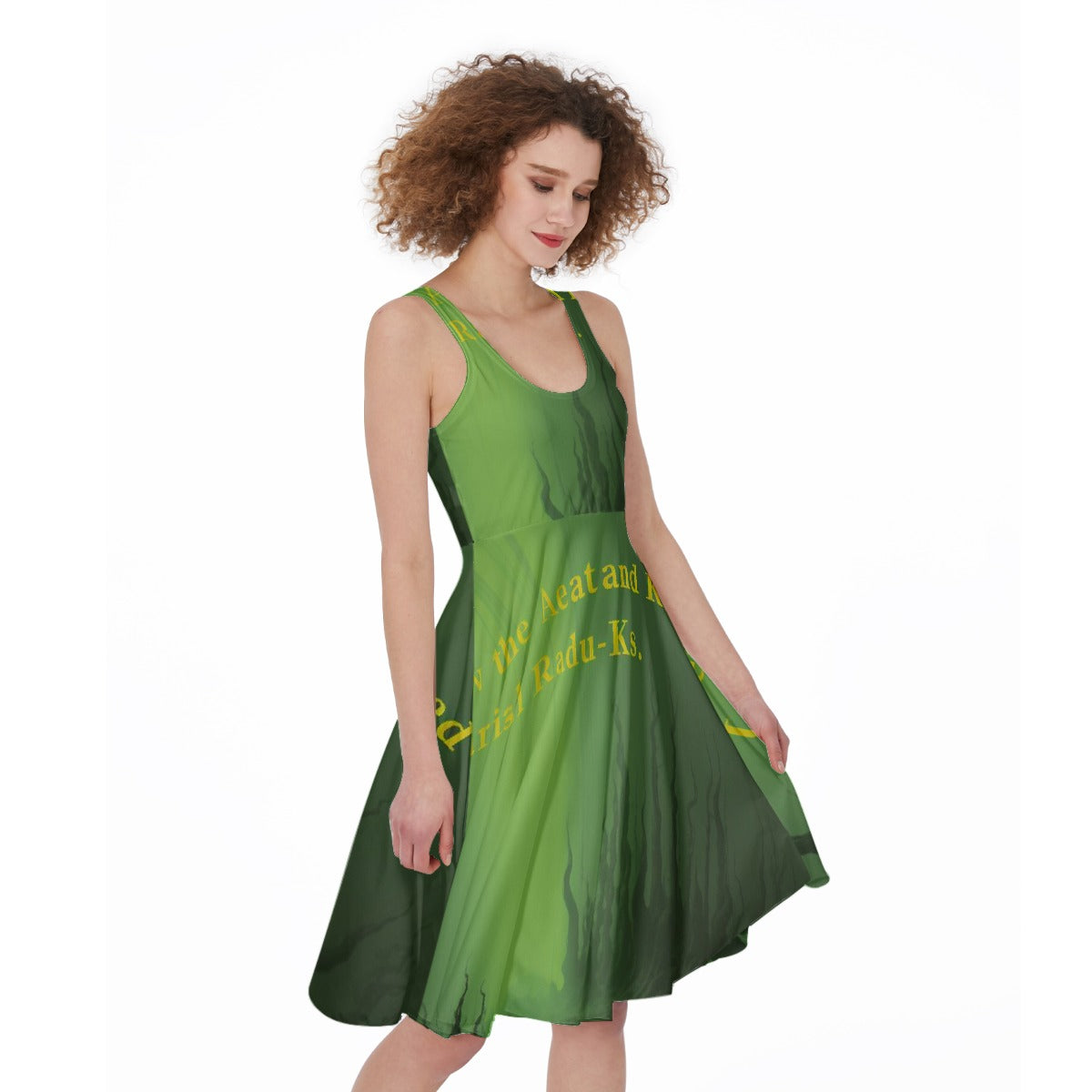 All-Over Print Women's Sleeveless Dress
