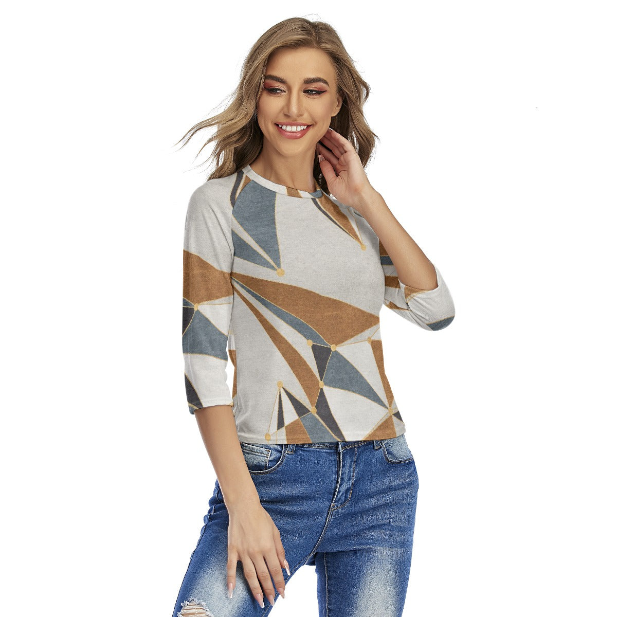 All-Over Print Women's Raglan Sleeves T-shirts