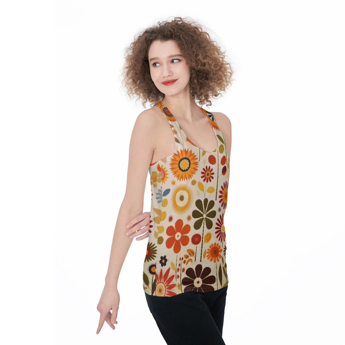 All-Over Print Women's Racerback Tank Top