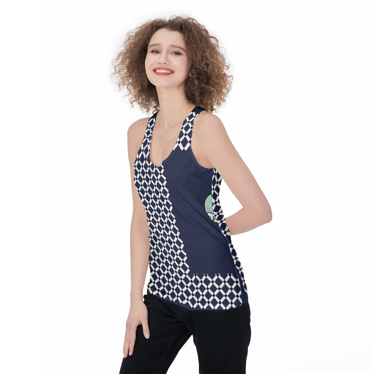All-Over Print Women's Racerback Tank Top